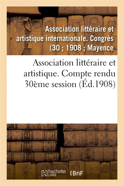 Association littéraire et...