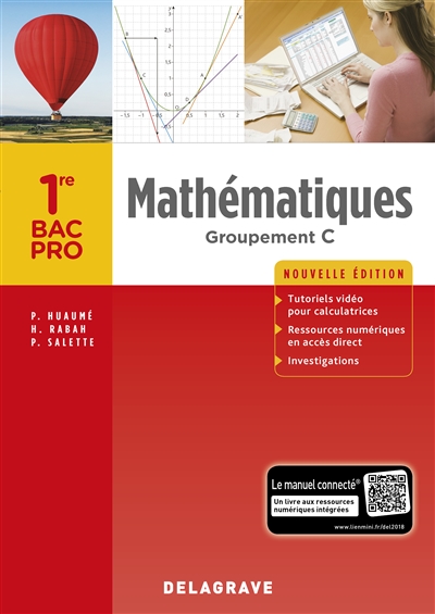 Mathématiques 1re bac pro : groupement C
