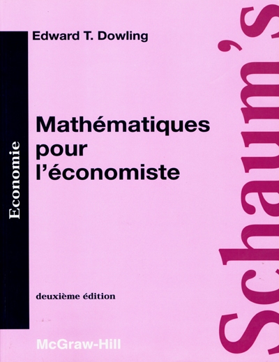 Mathématiques pour l'économiste