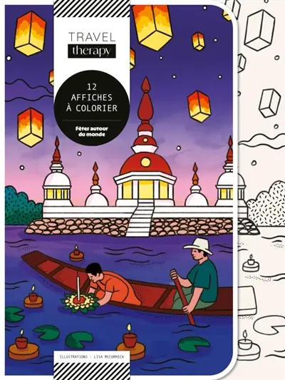 Fêtes autour du monde : 12 affiches à colorier