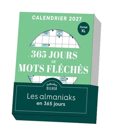 365 mots fléchés : calendrier 2027