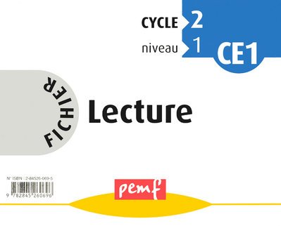 Fichier lecture, cycle 2, niveau 1 CE1