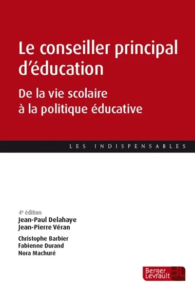 Le conseiller principal d'éducation : de la vie scolaire à la politique éducative