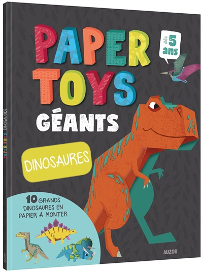 Papertoys géants : dinosaures