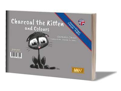 Chaton Charbon et les couleurs. Charcoal the kitten and colours