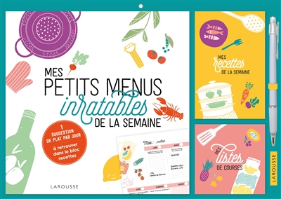 Mes petits menus inratables...