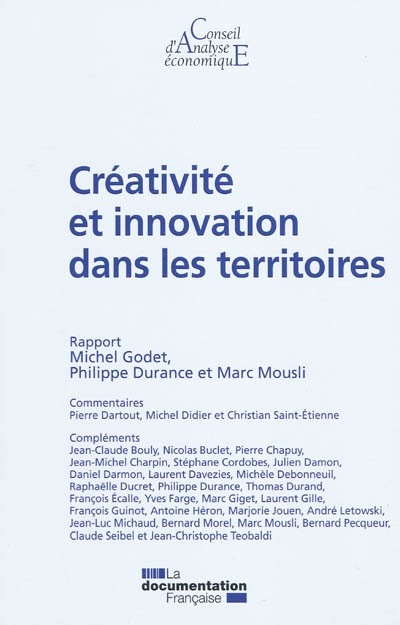 Créativité et innovation dans les territoires