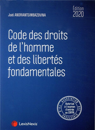 Code des droits de l'homme et des libertés fondamentales 2020