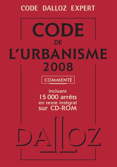 Code de l'urbanisme 2008