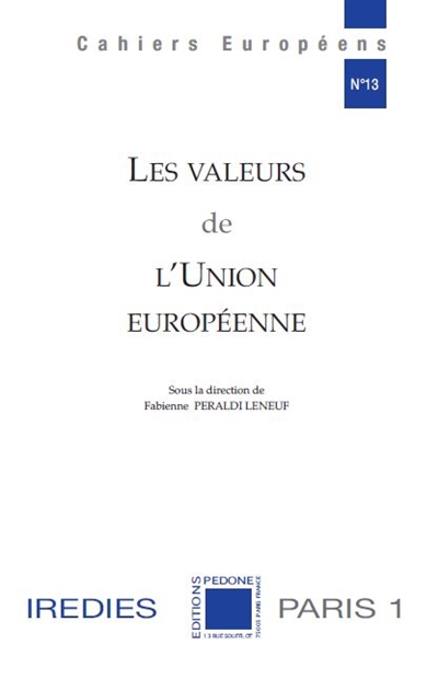 Les valeurs de l'Union européenne
