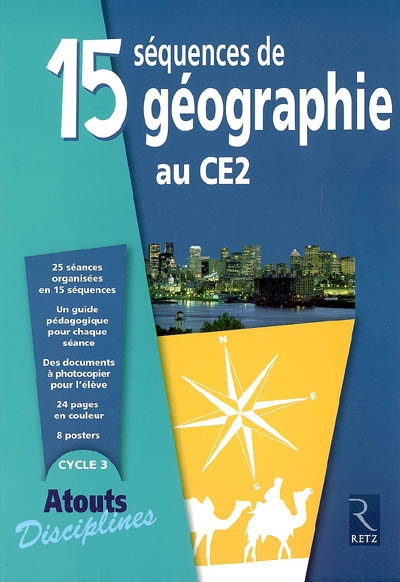 15 séquences de géographie au CE2 : cycle 3