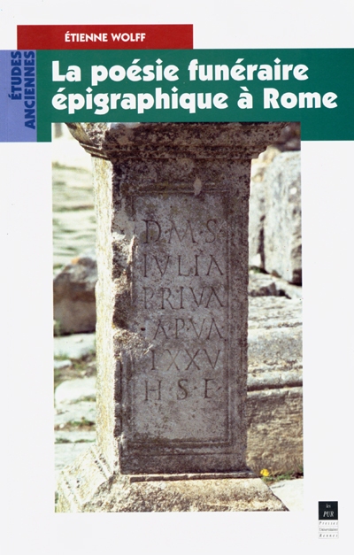 La poésie funéraire épigraphique à Rome