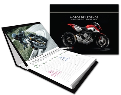 Motos de légende 2014 : l'agenda-calendrier