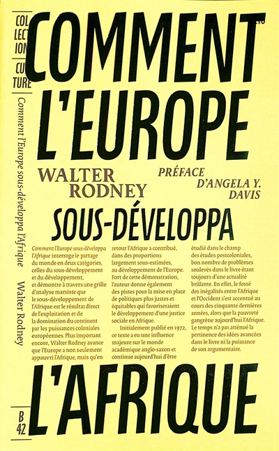 Comment l'Europe sous-développa l'Afrique