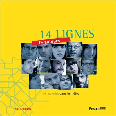 14 lignes, 14 auteurs, 14 nouvelles dans le métro