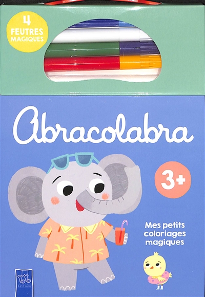 Abracolabra 3+ : mes petits coloriages magiques : l'éléphant