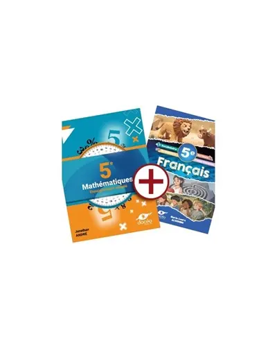Mathématiques, français 5e, enseignement adapté : SEGPA : pack 2 tomes