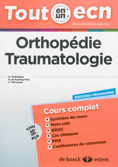 Orthopédie, traumatologie