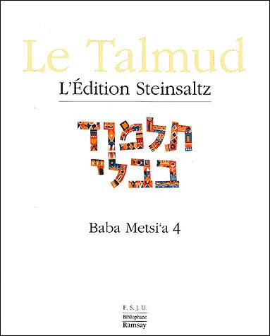 Le Talmud. Vol. 16. Baba Metsi'a 4