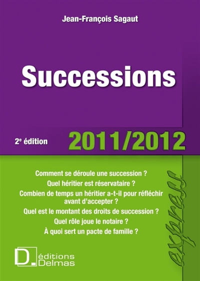 Successions : 2011-2012