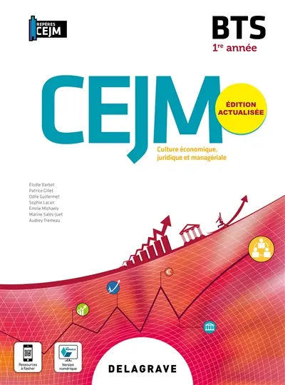 CEJM, culture économique, juridique et managériale BTS 1re année