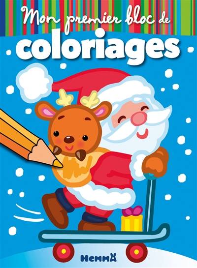 Mon premier bloc de coloriages : Noël