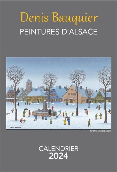 Peintures d'Alsace : calendrier 2024