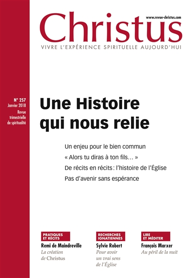 christus, n° 257. une histoire qui nous relie