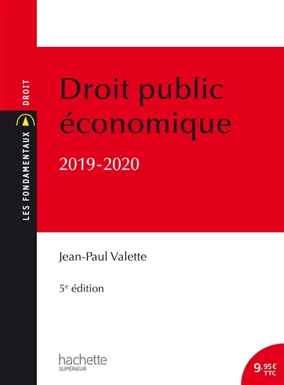 Droit public économique : 2019-2020