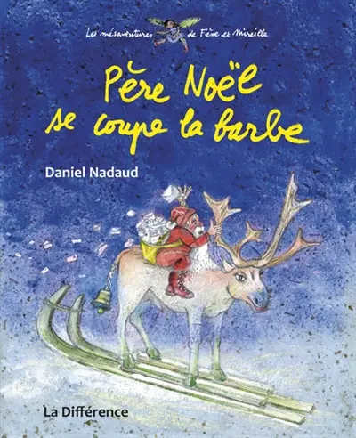 Père Noël se coupe la barbe