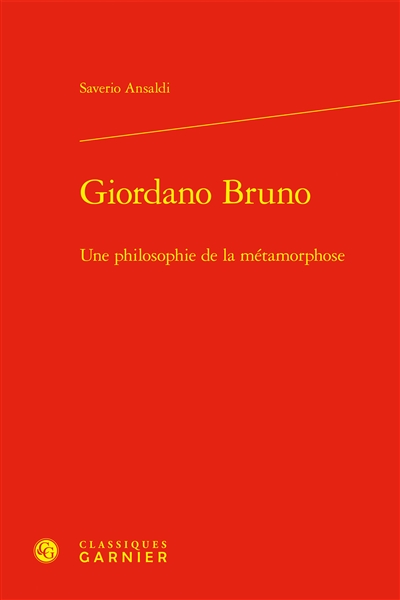 Giordano Bruno : une...