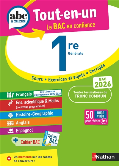 Tout-en-un 1re générale :...