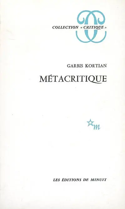 Métacritique. Un débat allemand