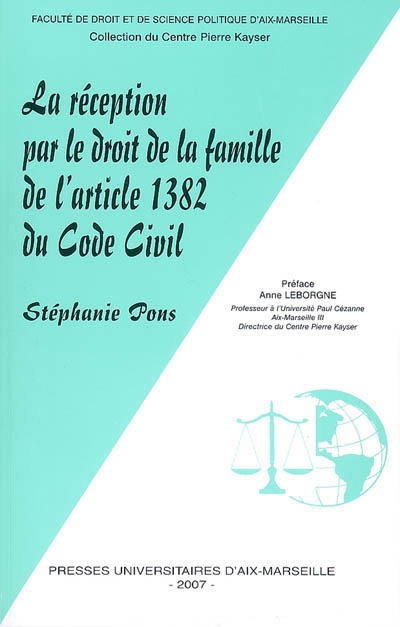 La réception par le droit de la famille de l'article 1382 du code civil