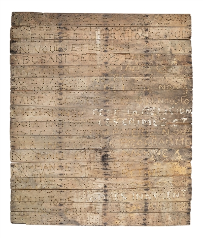 Le plancher de Jeannot, l'invention d'une écriture... : exposition, Paris, Musée d'art et d'histoire de l'hôpital Sainte-Anne, du 11 septembre 2025 à avril 2026