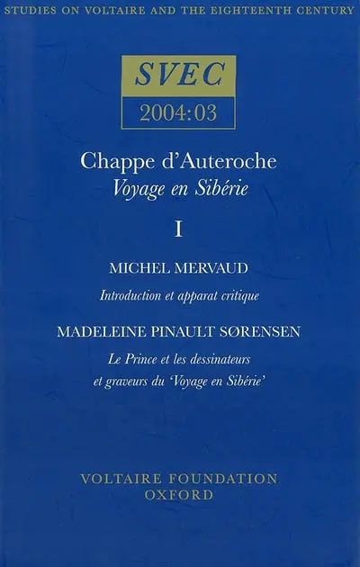 Voyage en Sibérie : fait par ordre du roi en 1761