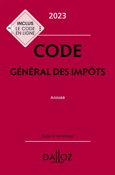 Code général des impôts 2023 : annoté