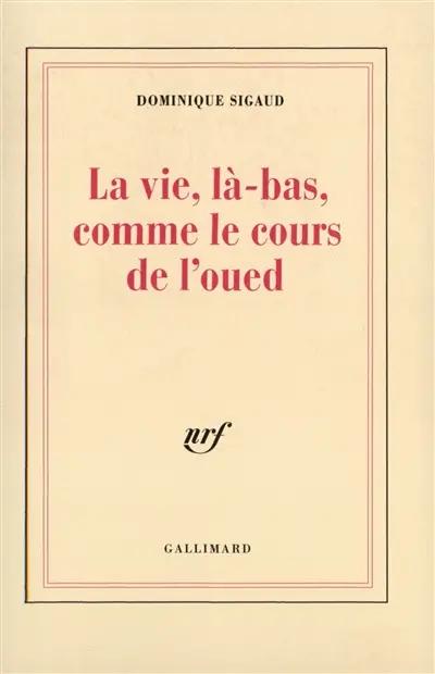 La vie, là-bas, comme le cours de l'oued : Alger, 1995