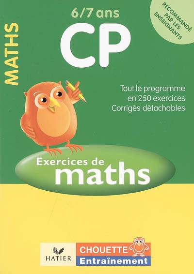 Exercices de maths CP, 6-7 ans