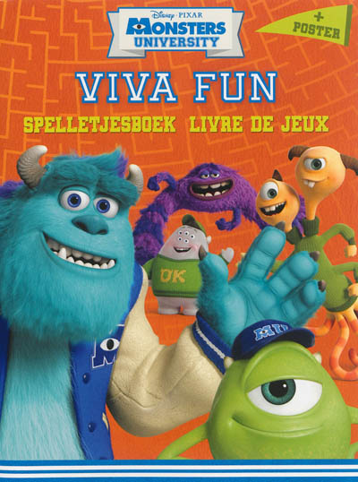 Monsters academy : viva fun : livre de jeux. Monsters university : viva fun : spelletjesboek