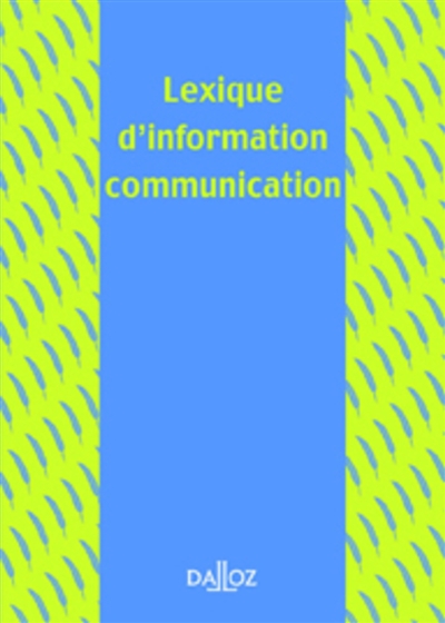 Lexique d'information communication