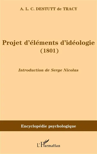 Projet d'éléments d'idéologie (1801)
