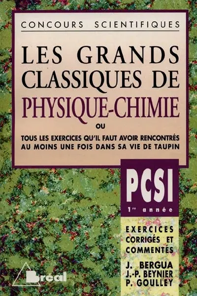 Physique-chimie : PCSI 1re année