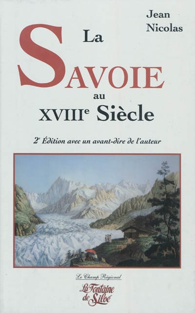 La Savoie au XVIIIe siècle : noblesse et bourgeoisie