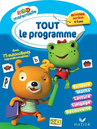 Tout le programme, moyenne section 4-5 ans