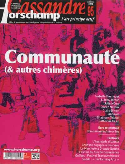 Cassandre, n° 95. Communauté (et autres chimères)