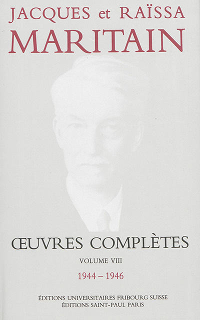 Oeuvres complètes. Vol. 8. 1944-1946