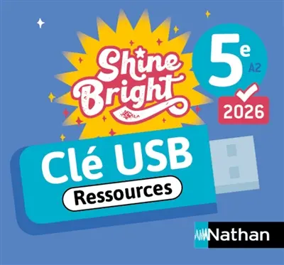 Shine bright 5e, A2 : clé USB ressources : 2026 Shine bright 5e, A2 : clé USB ressources : 2026