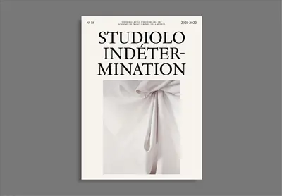 Studiolo, n° 18. Indétermination