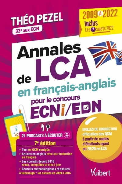 Annales de LCA en français-anglais pour le concours ECNi-EDN : 2009 à 2022